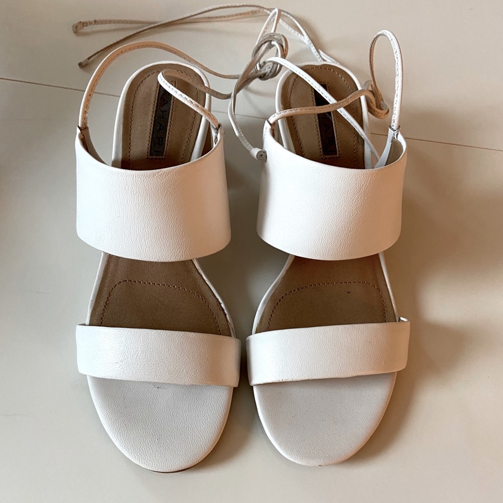 Tahari White Sandals